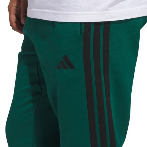 Spodnie męskie adidas Essentials 3-Stripes Fleece zielone JD1860 Spodnie męskie adidas Essentials 3-Stripes Fleece zielone JD1860