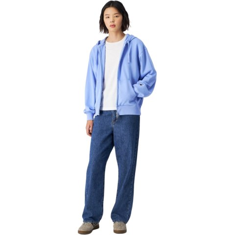 Bluza damska Champion Full Zip Hoodie Sweatshirt błękitna 117787 BS186 Bluza damska Champion Full Zip Hoodie Sweatshirt błękitna 117787 BS186