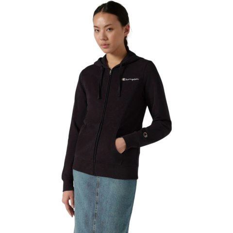 Bluza damska Champion Full Zip Hoodie Sweatshirt czarna 118099 KK001 Bluza damska Champion Full Zip Hoodie Sweatshirt czarna 118099 KK001