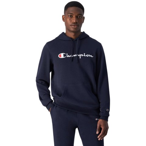 Bluza męska Champion Hooded Sweatshirt granatowa 220726 BS501 Bluza męska Champion Hooded Sweatshirt granatowa 220726 BS501