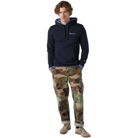 Bluza męska Champion Hooded Sweatshirt granatowa 220729 BS501 Bluza męska Champion Hooded Sweatshirt granatowa 220729 BS501