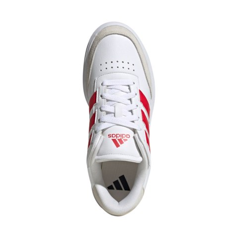Buty męskie adidas Courtblock biało-czerwone JP5342 Buty męskie adidas Courtblock biało-czerwone JP5342