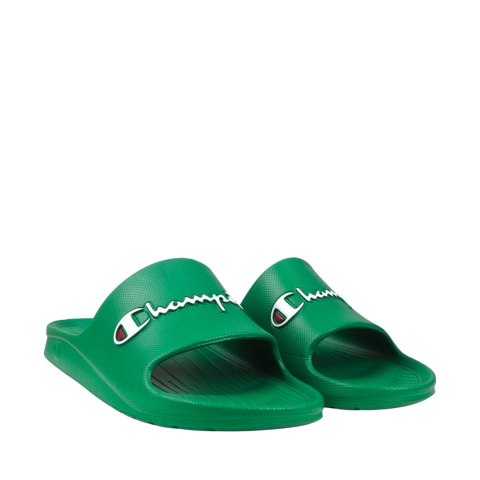 Klapki męskie Champion Cabana Slide zielone S22413 GS130 Klapki męskie Champion Cabana Slide zielone S22413 GS130