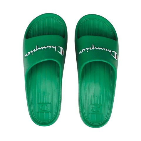 Klapki męskie Champion Cabana Slide zielone S22413 GS130 Klapki męskie Champion Cabana Slide zielone S22413 GS130
