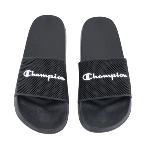 Klapki męskie Champion DTN21 Slide czarne S22469 KK001 Klapki męskie Champion DTN21 Slide czarne S22469 KK001