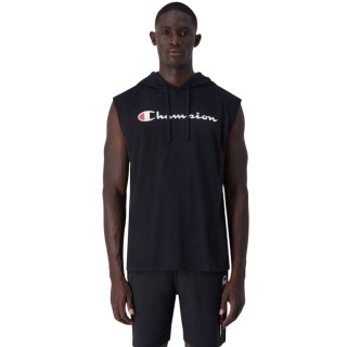 Koszulka męska Champion Hooded Tee czarna 220777 KK001