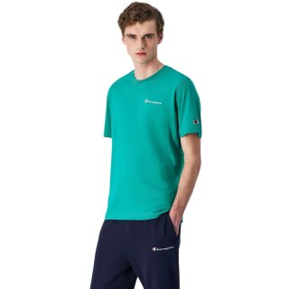 Koszulka męska Champion SS Tee zielona 220264 GS130