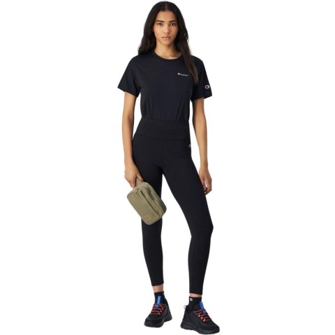 Legginsy damskie Champion Crop Leggings 7/8 czarne 117558 KK001 Legginsy damskie Champion Crop Leggings 7/8 czarne 117558 KK001