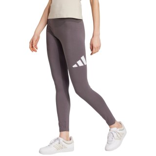 Legginsy damskie adidas Essentials Big Logo Cotton szare JH1188