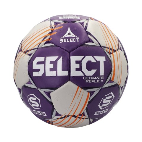 Piłka ręczna Select Ultimate Orlen Superliga 1 EHF Replica fioletowo-szara 13473 Piłka ręczna Select Ultimate Orlen Superliga 1 EHF Replica fioletowo-szara 13473
