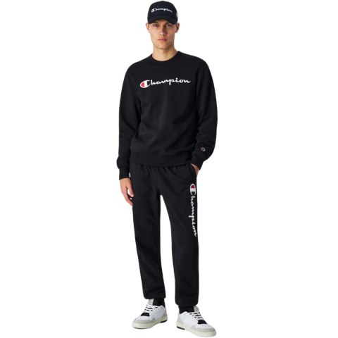 Spodnie męskie Champion Rib Cuff Pants czarne 220732 KK001 Spodnie męskie Champion Rib Cuff Pants czarne 220732 KK001