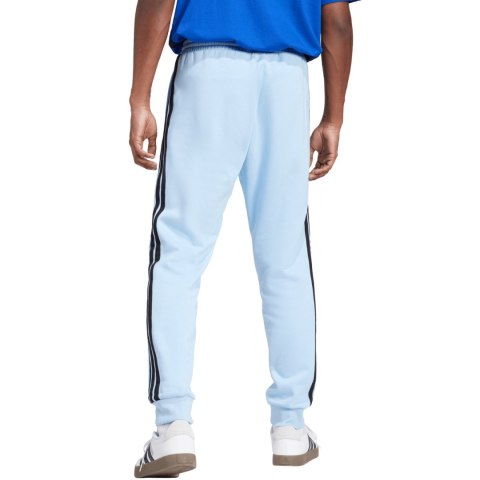 Spodnie męskie adidas Essentials 3-Stripes Fleece błękitne JE6315 Spodnie męskie adidas Essentials 3-Stripes Fleece błękitne JE6315