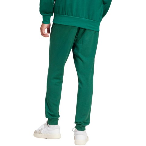 Spodnie męskie adidas Essentials Feel Cozy French Terry zielone JE3858 Spodnie męskie adidas Essentials Feel Cozy French Terry zielone JE3858