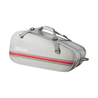 Torba tenisowa Wilson Team 6PK szaro-czerwona WR8039903001