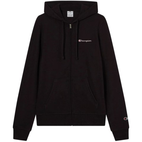 Bluza męska Champion Full Zip Hoodie Sweatshirt czarna 220731 KK001