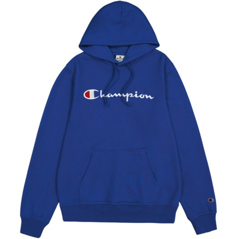 Bluza męska Champion Hooded Sweatshirt niebieska 220726 BS008 Bluza męska Champion Hooded Sweatshirt niebieska 220726 BS008