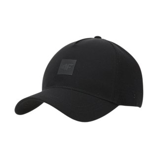Czapka z daszkiem 4F U372 głęboka czerń 4FWSS25ACABU372 20S