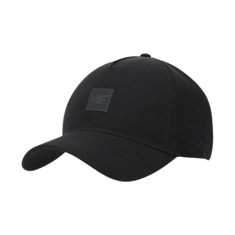 Czapka z daszkiem 4F U372 głęboka czerń 4FWSS25ACABU372 20S Czapka z daszkiem 4F U372 głęboka czerń 4FWSS25ACABU372 20S