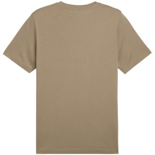 Koszulka męska Puma Ess 2 Color No.1 Logo brązowa 684708 83