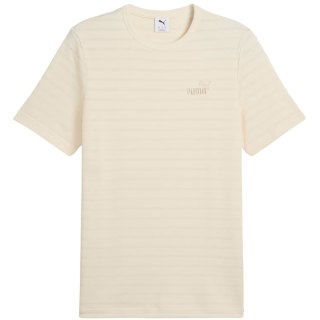 Koszulka męska Puma Ess Elevated Structured Tee beżowa 684722 99