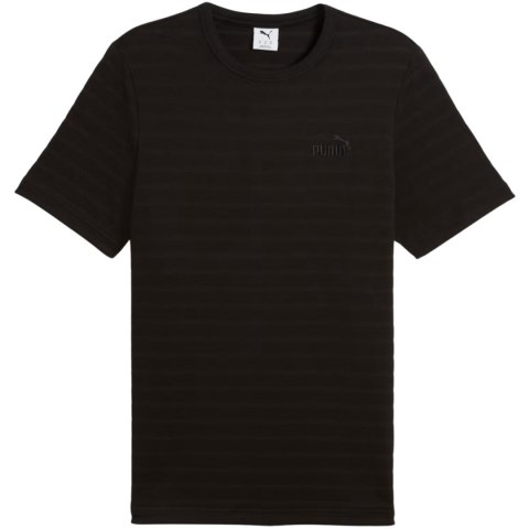 Koszulka męska Puma Ess Elevated Structured Tee czarna 684722 01 Koszulka męska Puma Ess Elevated Structured Tee czarna 684722 01
