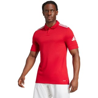 Koszulka męska adidas Squadra 25 Polo czerwona JY3418