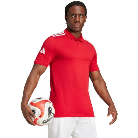 Koszulka męska adidas Squadra 25 Polo czerwona JY3418 Koszulka męska adidas Squadra 25 Polo czerwona JY3418