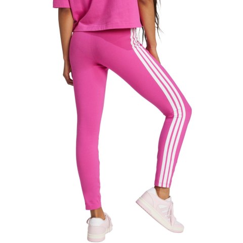 Legginsy damskie adidas Essentials 3-Stripes Cotton różowe JC5577 Legginsy damskie adidas Essentials 3-Stripes Cotton różowe JC5577