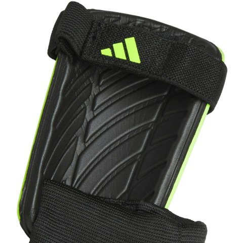 Ochraniacze piłkarskie dla dzieci adidas Tiro Match limonkowo-czarne IS5603