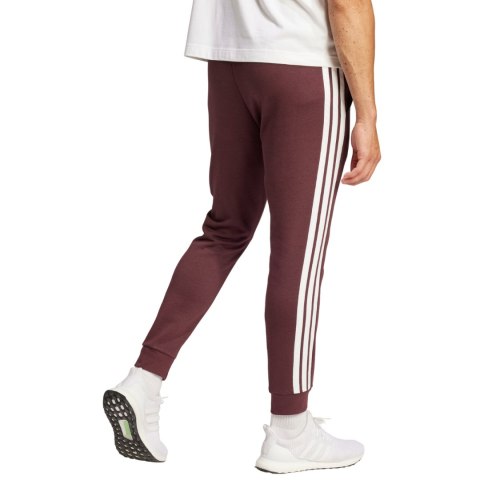 Spodnie męskie adidas Essentials 3-Stripes Fleece bordowe JD1853 Spodnie męskie adidas Essentials 3-Stripes Fleece bordowe JD1853