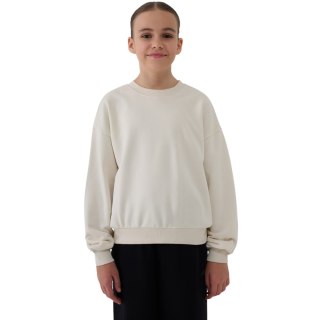 Bluza dla dziewczynki 4F F1479 kremowa 4FJWSS25TSWSF1479 12S