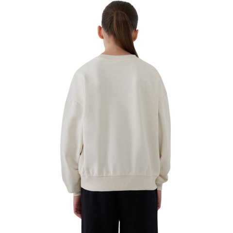 Bluza dla dziewczynki 4F F1479 kremowa 4FJWSS25TSWSF1479 12S Bluza dla dziewczynki 4F F1479 kremowa 4FJWSS25TSWSF1479 12S