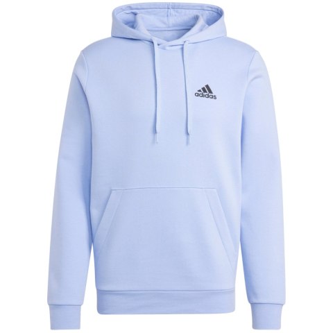 Bluza męska adidas Essentials Fleece Hoodie jasnoniebieska IZ4761 Bluza męska adidas Essentials Fleece Hoodie jasnoniebieska IZ4761