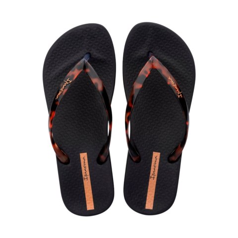 Klapki damskie Ipanema Anat Connect czarno-brązowe 83648-AR100 Klapki damskie Ipanema Anat Connect czarno-brązowe 83648-AR100