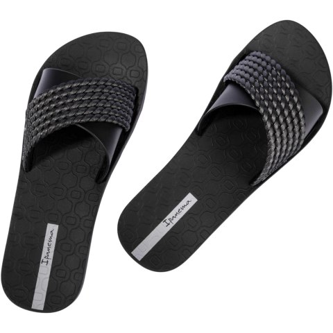 Klapki damskie Ipanema Street II Fe czarne 83244-20766 Klapki damskie Ipanema Street II Fe czarne 83244-20766