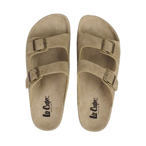 Klapki męskie Lee Cooper beżowe LCW-24-35-2515MC Klapki męskie Lee Cooper beżowe LCW-24-35-2515MC