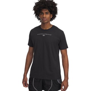 Koszulka męska Under Armour Stacked Logo SS czarna 6000211 001