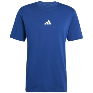 Koszulka męska adidas Essentials 3-Stripes Single Jersey niebieska JE6399