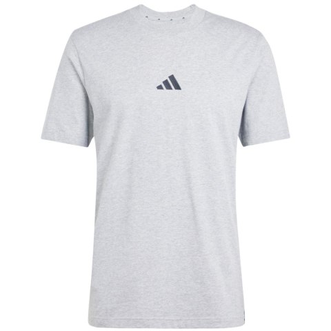 Koszulka męska adidas Essentials 3-Stripes Single Jersey szara JE6396 Koszulka męska adidas Essentials 3-Stripes Single Jersey szara JE6396