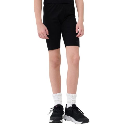 Legginsy dla dziewczynki 4F CAS F014 głęboka czerń 4FJWSS25TSTIF014 20S