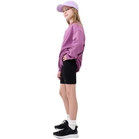 Legginsy dla dziewczynki 4F CAS F014 głęboka czerń 4FJWSS25TSTIF014 20S