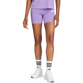 Spodenki damskie adidas Essentials 3-Stripes High Waisted Biker fioletowe JD0914