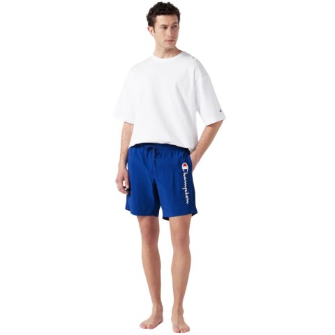 Spodenki kąpielowe męskie Champion Beachshort niebieskie 219978 BS008