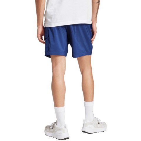 Spodenki męskie adidas Essentials Small Logo Cargo Chelsea granatowe JF3532