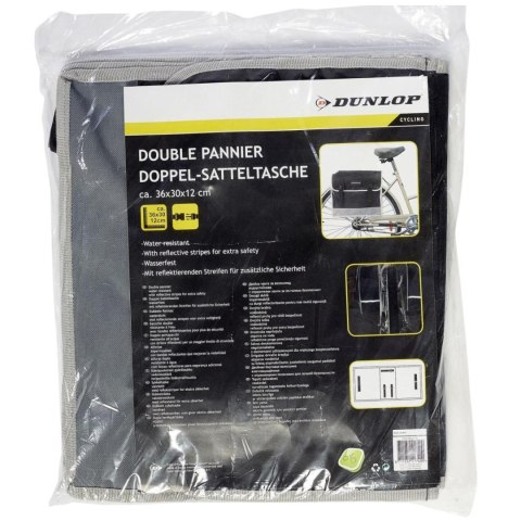 Torba rowerowa podwójna na bagażnik Dunlop sakwa 26L 417400