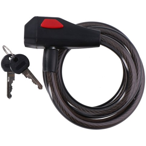 Zapięcie rowerowe Dunlop spiral cable lock 12 mm 150 cm ST 2075570 Zapięcie rowerowe Dunlop spiral cable lock 12 mm 150 cm ST 2075570