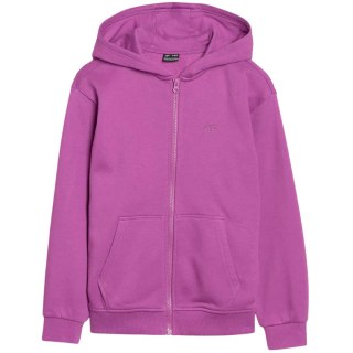 Bluza dla dziewczynki 4F F1853 ciemny fiolet 4FJWSS25TSWSF1853 50S