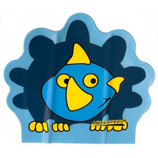 Czepek pływacki Aqua-Speed Zoo Latex Dino 116 niebiesko-granatowy