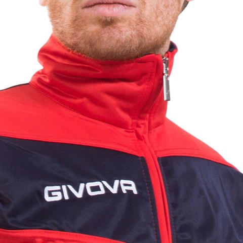 Dres Givova Tuta Visa Triacetato czerwono-granatowy TR018 1204