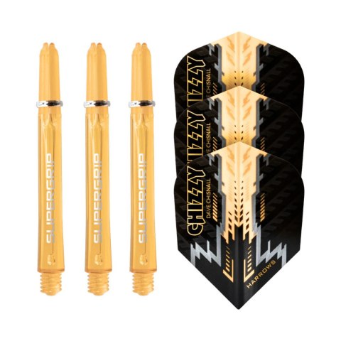 Harrows Twin Pack 3 Flights+3 Shafts Chizzy Harrows Twin Pack 3 Flights+3 Shafts Chizzy